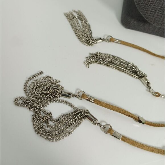 Boho leather necklace - Picture 3 of 7